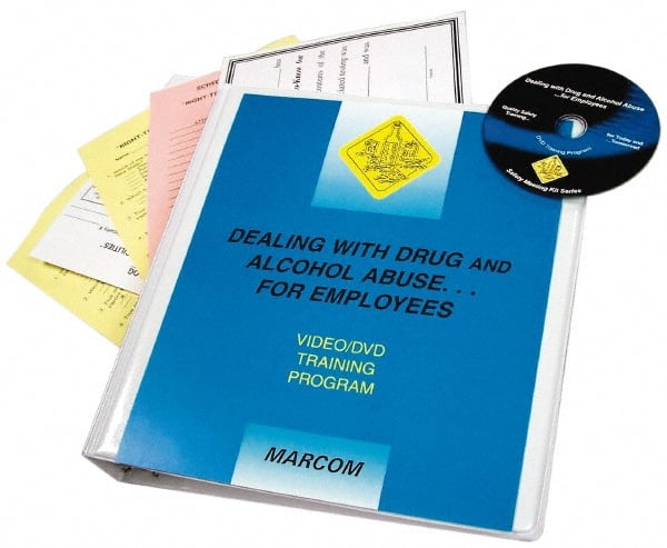Marcom - Dealing with Drug and Alcohol Abuse for Employees, Multimedia Training Kit - 19 Minute Run Time DVD, English and Spanish - Exact Tooling