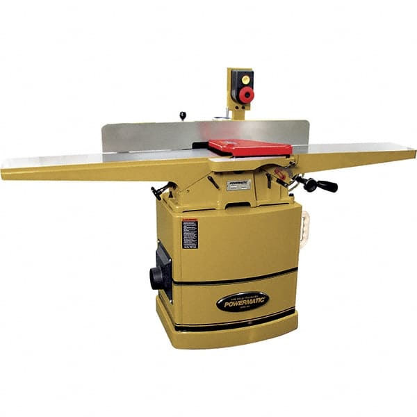 Jet - 7,000 RPM, 8" Cutting Width, 1/2" Cutting Depth, Jointer - 4-3/4" Fence Height, 38" Fence Length, 2 hp - Exact Tooling