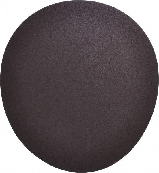 Norton - 12" Diam, 60 Grit Aluminum Oxide Adhesive PSA Disc - Coarse Grade, Brown, X Weighted Backing, Flexible - Exact Tooling