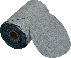 Norton - 5" Diam, 150 Grit Silicon Carbide Adhesive PSA Disc - Medium Grade, Natural, B Weighted Backing, Flexible - Exact Tooling