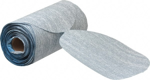 Norton - 6" Diam, 180 Grit Silicon Carbide Adhesive PSA Disc - Fine Grade, Natural, B Weighted Backing, Flexible - Exact Tooling