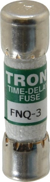 Cooper Bussmann - 500 VAC, 3 Amp, Time Delay General Purpose Fuse - Fuse Holder Mount, 1-1/2" OAL, 10 at AC kA Rating, 13/32" Diam - Exact Tooling