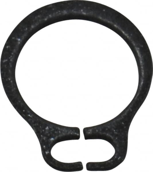 Value Collection - 0.117" Groove Diam, 1/8" Shaft Diam, Phosphate Spring Steel, Snap External Retaining Rings - 0.012" Groove Width, 0.01" Ring Thickness - Exact Tooling
