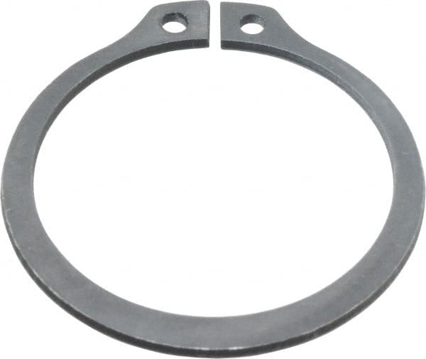 Value Collection - 1.176" Groove Diam, 1-1/4" Shaft Diam, Phosphate Spring Steel, Snap External Retaining Rings - 0.056" Groove Width, 0.05" Ring Thickness - Exact Tooling