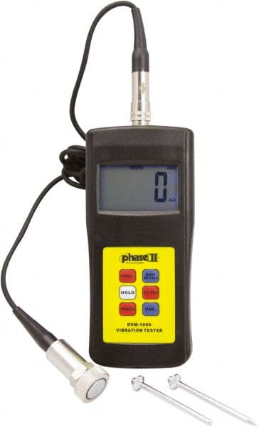 Phase II - Vibration Meters Meter Type: Vibration Meter Vibration Measurement Range: 10Hz - 1Khz (mm) - Exact Tooling
