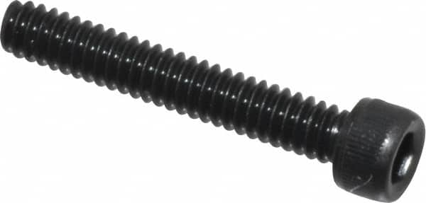 Value Collection - #3-48 UNC Hex Socket Drive, Socket Cap Screw - Alloy Steel, Black Oxide Finish, Fully Threaded, 5/8" Length Under Head - Exact Tooling