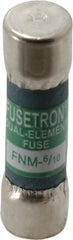 Cooper Bussmann - 250 VAC, 0.6 Amp, Time Delay General Purpose Fuse - Fuse Holder Mount, 1-1/2" OAL, 10 at 125 V kA Rating, 13/32" Diam - Exact Tooling