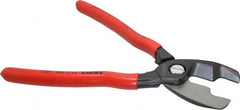 Knipex - 8-1/4" OAL, 10 AWG Capacity, Cable Cutter - Ergo Dual Component Handle - Exact Tooling