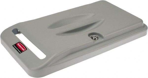 Rubbermaid - Confidential Document Container Lid for Use with Rectangular Container - Plastic - Exact Tooling