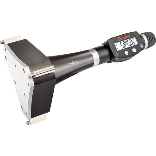Starrett 770BXTZ-6 Electronic Digital Internal Micrometer with Bluetooth, SPC Output, 5-6″ Range, .00005″ Resolution - Exact Tooling
