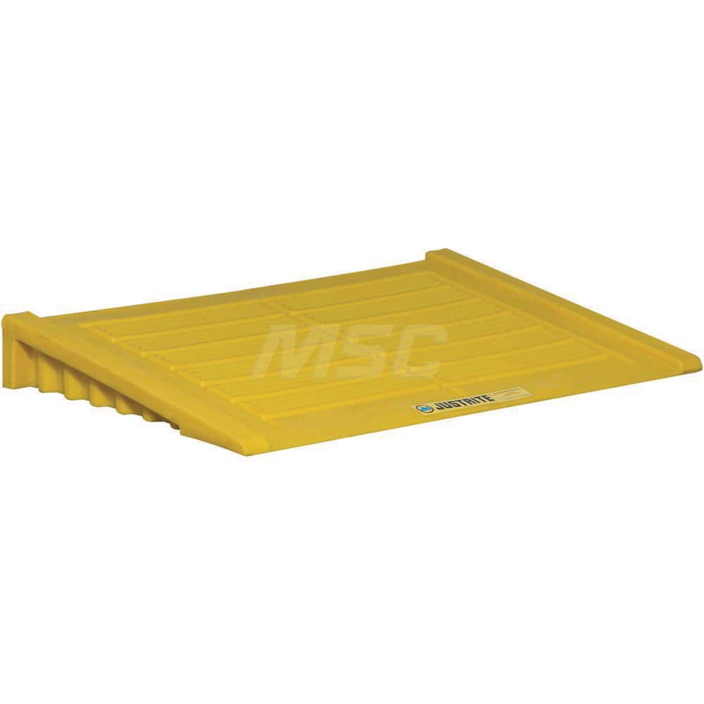Justrite - Ramps for Spill Containment; Height (Inch): 6.25 ; Length (Inch): 33 ; Width (Decimal Inch): 48.0000 ; Spill Containment Compatibility: EncoPolyBlend Accumulation Center ; Load Capacity (Lb.): 1000.000 ; Material: HDPE - Exact Tooling