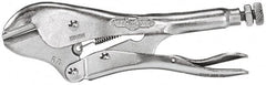 Irwin - 7" OAL Pinch Off Locking Pliers - 1" Jaw Depth, 1-1/4" Jaw Opening, Standard Handle - Exact Tooling