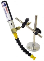 Abanaki - Cold Air Coolant System - 3/8" Hose Inside Diam, Includes Air Line Filter, Air Line Hose, Magnetic Base Assembly - Exact Tooling