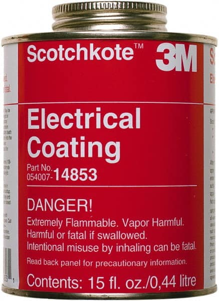 3M - 15 oz Can Brown Butyl Rubber Joint Sealant - 72°F Max Operating Temp, 12 min Tack Free Dry Time, Series 14853 - Exact Tooling
