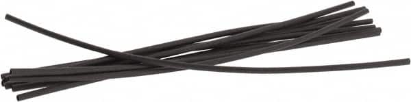 3M - 6" Long, 2:1, Polyolefin Heat Shrink Electrical Tubing - Black - Exact Tooling