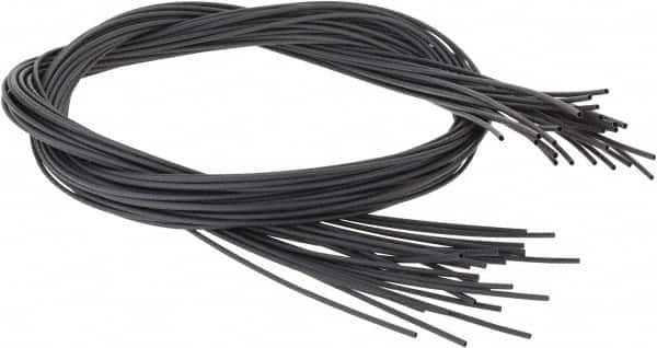 3M - 48" Long, 2:1, Polyolefin Heat Shrink Electrical Tubing - Black - Exact Tooling