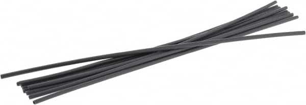 3M - 6" Long, 2:1, Polyolefin Heat Shrink Electrical Tubing - Black - Exact Tooling