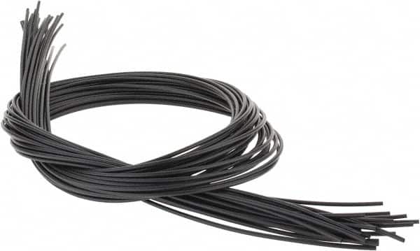 3M - 48" Long, 2:1, Polyolefin Heat Shrink Electrical Tubing - Black - Exact Tooling