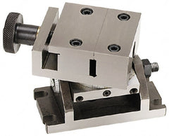 Value Collection - 2-1/4" Jaw Width x 25/32" Jaw Height, 17/32" Jaw Capacity, Sine Vise - 5-5/8" OAL x 3-3/4" Overall Height - Exact Tooling