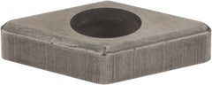 Hertel - 3/8" Inscribed Circle, Diamond (Shape) External Turning Shim for Indexables - 1/8" Thick, IDSN Shim Style, Negative Rake, Neutral Cut - Exact Tooling