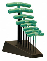 Bondhus - 8 Piece T9 to T40 T-Handle Torx Key Set - Exact Tooling