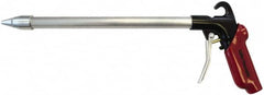 Value Collection - 120 Max psi Whisper Jet Pistol Grip Blow Gun - 1/4 NPT Inlet, 12" Tube Length, Aluminum - Exact Tooling