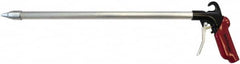 Value Collection - 120 Max psi Whisper Jet Pistol Grip Blow Gun - 1/4 NPT Inlet, 18" Tube Length, Aluminum - Exact Tooling