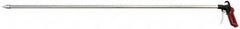 Value Collection - 120 Max psi Whisper Jet Pistol Grip Blow Gun - 1/4 NPT Inlet, 48" Tube Length, Aluminum - Exact Tooling