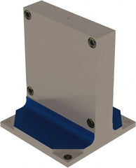 Jergens - 15.748" Square Fixture Column - Flat Plate Surface, Steel, 16" Base Width x 16" Base Length - Exact Tooling
