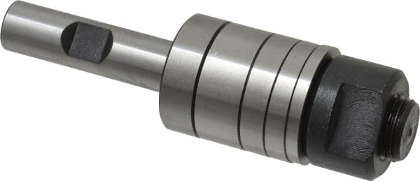 Interstate - 5/8" Diam Milling Machine Arbor - Stub Style, Straight Shank, 1/2" Shank Diam, 102.4mm OAL - Exact Tooling