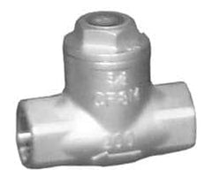Sharpe Valves - 3" Stainless Steel Check Valve - FNPT x FNPT, 200 WOG - Exact Tooling