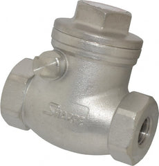 Sharpe Valves - 1/4" Stainless Steel Check Valve - FNPT x FNPT, 200 WOG - Exact Tooling