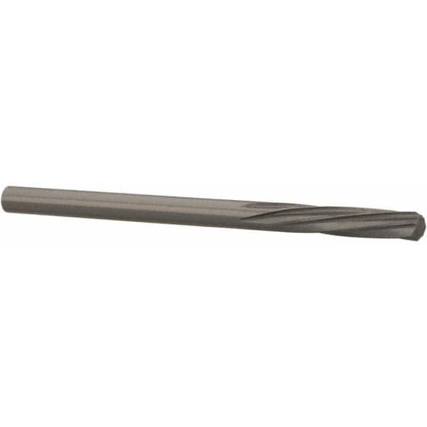 Magafor - 3.4392mm Solid Carbide 6 Flute Chucking Reamer - Exact Tooling