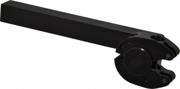 Made in USA - 5 Inch Overall Length x 1 Inch Overall Width, 0.44 Inch Capacity, Right Hand Cut, Scissor and Straddle Type Knurler - 5/16 Inch Diameter, 4-1/2 Inch Shank Length x 1/2 Inch Shank Width x 1/2 Inch Shank Height, Square Shank, BP Series - Exact Tooling