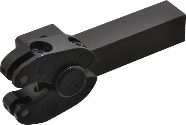 Made in USA - 0.06 to 3/4 Inch Capacity, Right Hand Cut, Scissor and Straddle Type Knurler - 1/2 Inch Diameter, 4 Inch Shank Length x 3/4 Inch Shank Width Square Shank, EP Series - Exact Tooling