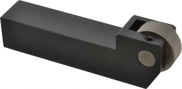 Made in USA - RH Cut, 1" Wide x 1" High x 3-1/2" Long Square Shank, Fixed Bump Knurlers - 1 Knurl Required, 1-1/4" Diam x 1/2" Wide Face, 1/2" Hole Diam, Series PH - Exact Tooling