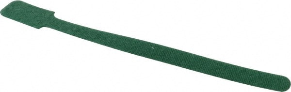 SpeedTech - 9" Long Green Nylon & Polyethylene Mountable Cable Tie - 40 Lb Tensile Strength, 2" Max Bundle Diam - Exact Tooling