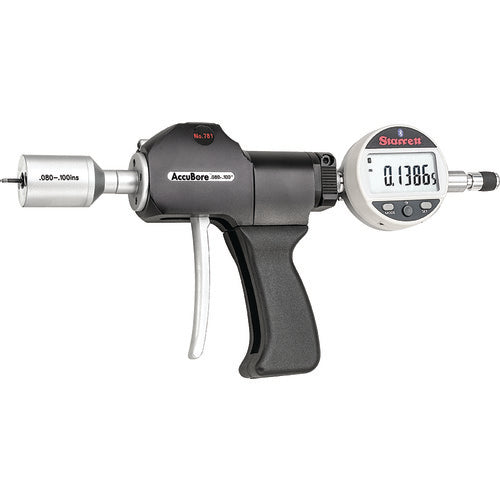 Starrett 781BXTZ-100 AccuBore Electronic Bore Gage with Bluetooth, SPC Output, .080-.100″ Range, .00005″ Resolution - Exact Tooling