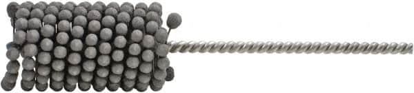 Brush Research Mfg. - 5/8" to 0.709" Bore Diam, 180 Grit, Aluminum Oxide Flexible Hone - Medium, 8" OAL - Exact Tooling