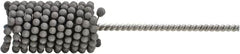 Brush Research Mfg. - 5/8" to 0.709" Bore Diam, 180 Grit, Aluminum Oxide Flexible Hone - Medium, 8" OAL - Exact Tooling