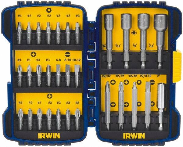 Irwin - 30 Pc Screwdriver Bit Set - Exact Tooling