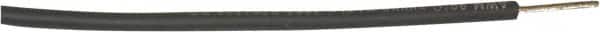 Made in USA - 18 AWG, 65 Strand, 500' OAL, Tinned Copper Hook Up Wire - Black EPDM Jacket, 0.145" Diam - Exact Tooling