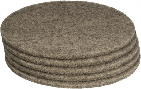 PRO-SOURCE - Polishing Pad - 27" Machine, Black Pad, Polyester - Exact Tooling