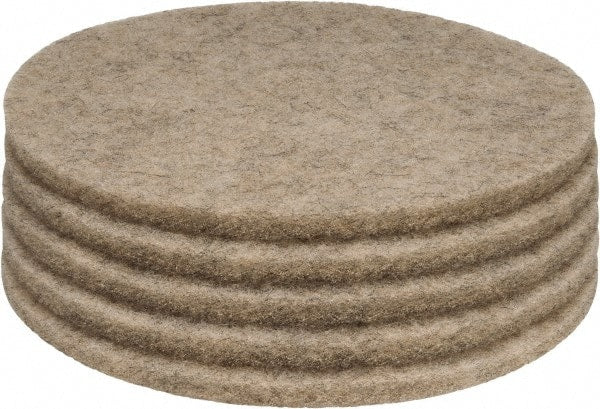 PRO-SOURCE - Polishing Pad - 20" Machine, Black Pad, Polyester - Exact Tooling