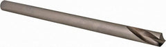 Precision Twist Drill - 1/2" Body Diam, 120°, 8" OAL, High Speed Steel Spotting Drill - Exact Tooling