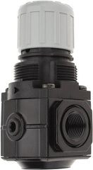 Norgren - 3/8" NPT Relief Valve - 1.6 CV Rate, 48 CFM, 150 Max psi, Knob Adjustment Actuator - Exact Tooling