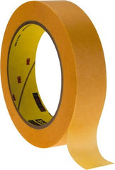 3M - 1" Wide x 60 Yd Long Bronze Paper Masking Tape - Series 2460, 3.3 mil Thick, 17 In/Lb Tensile Strength - Exact Tooling