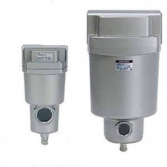 SMC PNEUMATICS - Oil & Water Filters & Separators Pipe Size: 1/2 (Inch) End Connections: FNPT - Exact Tooling
