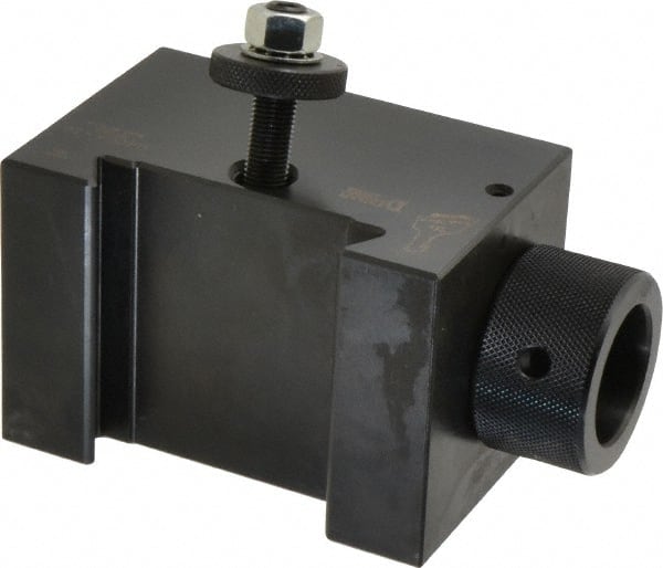 Dorian Tool - Series CA, #36 5C Collet Tool Post Holder - 400 to 500mm Lathe Swing, 2-3/4" OAH x 5" OAL, 1-15/16" Centerline Height - Exact Tooling