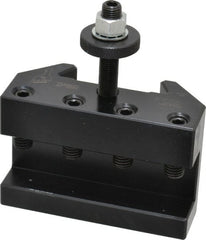 Dorian Tool - Series CXA, #1 Turning & Facing Tool Post Holder - 400mm Lathe Swing, 2.49" OAH x 3-3/4" OAL, 1" Max Tool Cutting Size, 46.61mm Centerline Height - Exact Tooling